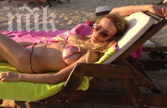 Малина възпя средния пръст (видео)