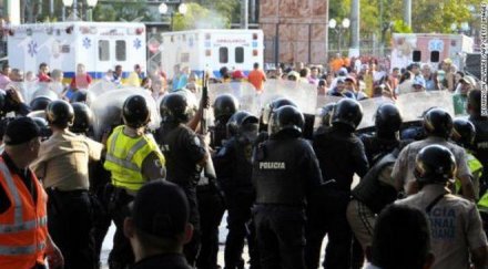 убийството мис туризъм безредиците венецуела взеха поне жертви