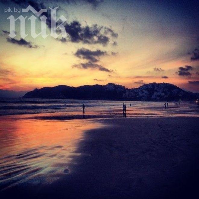 Гришо поздрави феновете си със снимка от романтичен залез в Акапулко