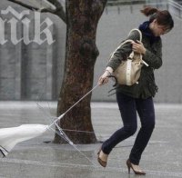 Утре нахлува силен северняк, ще вали дъжд и сняг, температурите продължават да падат