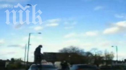 скандал пътя вижте опасния начин решаване спор шофьори видео