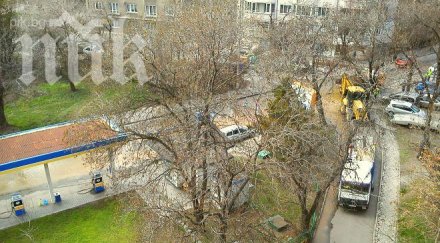 гавра гламав подизпълнител софийска вода спука главен водопровод центъра софия половината столица остана без вода видео снимки