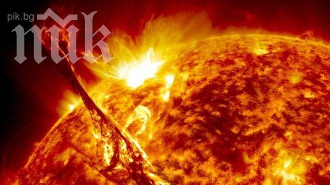 Слънцето с най-мощно изригване от две години насам