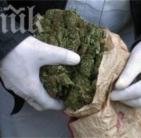 Наркодилър от Бургас изхвърля марихуана през терасата
