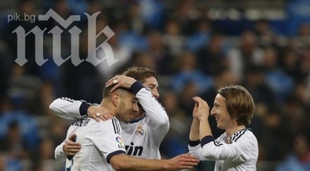 бензема вкара реал поведе шалке гола