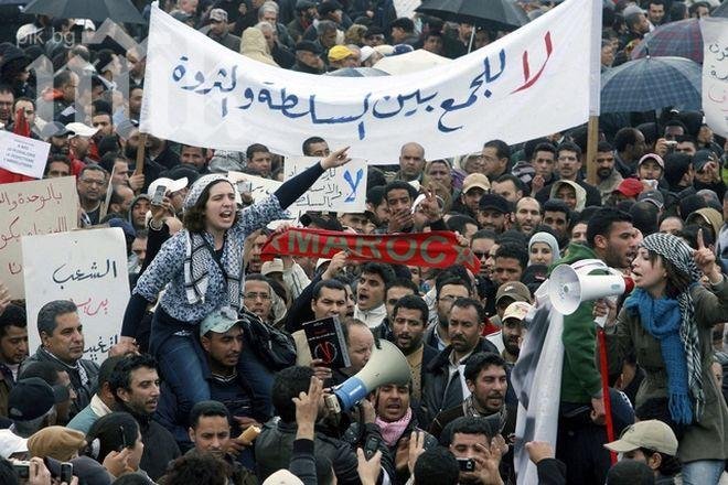 Хиляди в Мароко протестират срещу Франция