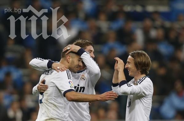 Бензема вкара, Реал поведе на Шалке с 2 гола