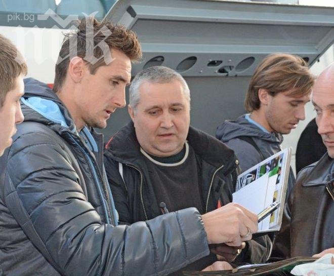 Футболистите на Лацио уважиха всички фенове на летище София