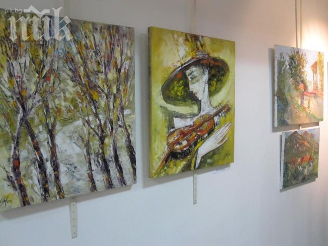 Богомил Благоев представя последните си живописни платна 