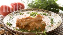 Пиле с орехи