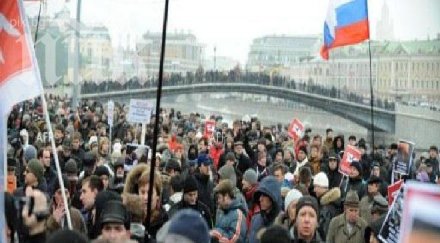 двадесет хиляди души излезли шествие улиците москва