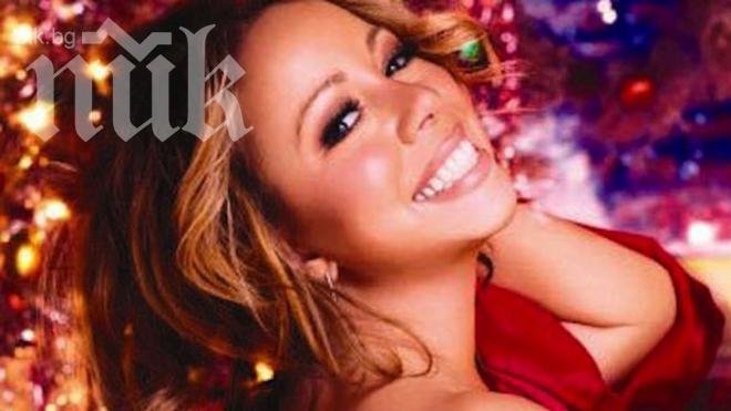 Вижте полуголата Марая Кери! (видео)