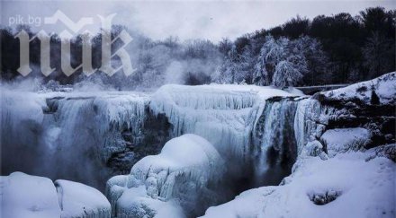 ниагарският водопад замръзна отново снимки