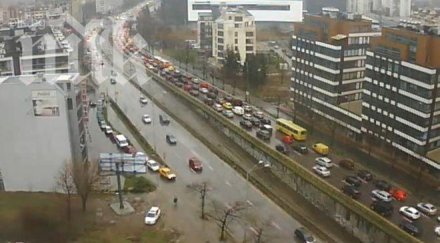 софия пак блокирана огромни задръствания