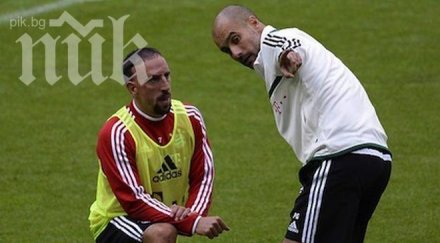 франк рибери намира огромна разлика гуардиола хайнкес