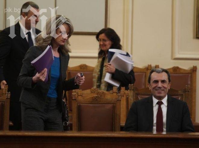 Освиркаха Орешарски в началото на блиц контрола