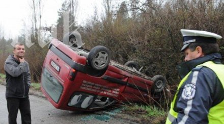 турски шофьор предизвика катастрофа хасково