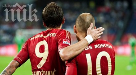 байерн победи гост волфсбург мач първенството германия