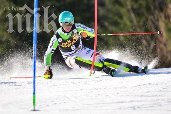Германски триумф в слалома в Кранска гора