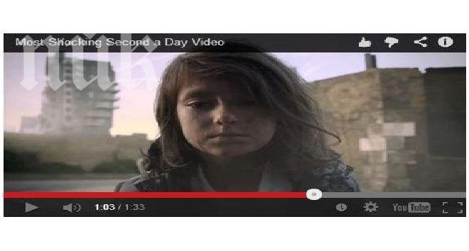 90-секундно видео показва как войната убива децата ни