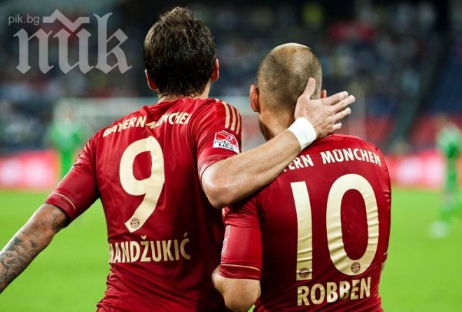 Байерн победи като гост Волфсбург с 6:1 в мач от първенството на Германия