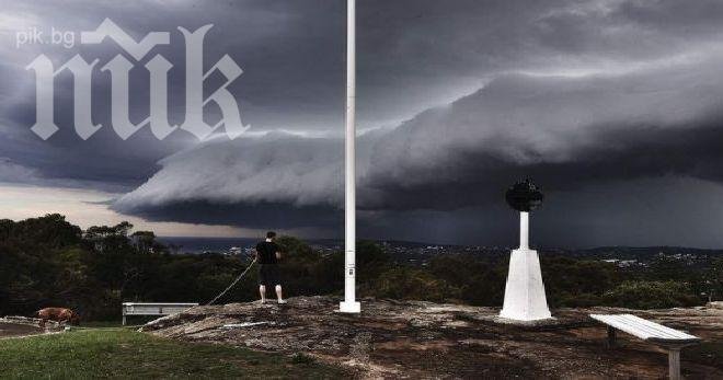 Адска буря връхлетя Сидни (видео)