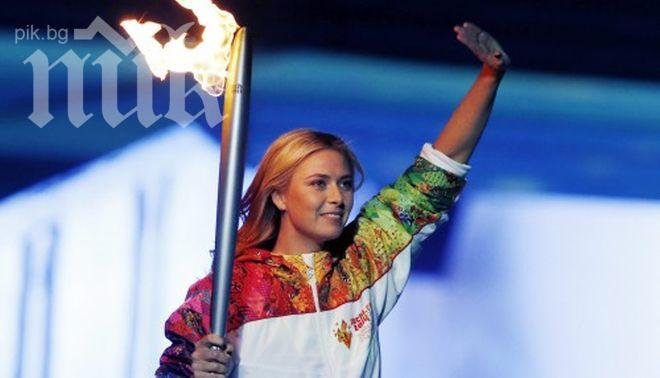 Маша Шарапова: Едва не си запалих косата с олимпийския огън