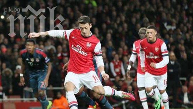 Месут Йозил ще се лекува три седмици