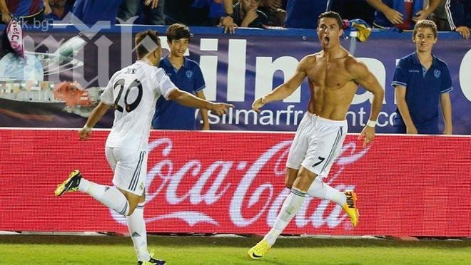 Кристиано Роналдо пак с голям мач, Реал (Мадрид) вече на 4 точки пред Барса