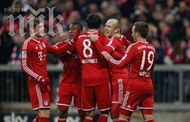 Байерн на 1/4 финал след равен с Арсенал