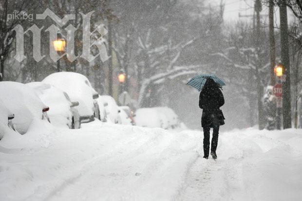 15 см снежна покривка в центъра на Габрово