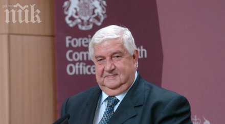 сирийският външен министър влезе болница