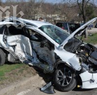 Шофьори оцеляха по чудо при тежка катастрофа по пътя Димитровград - Хасково