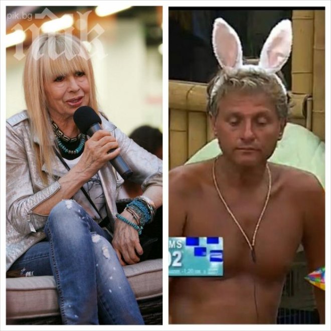 Гавра! Къци Вапцаров имитира сбръчканата Лили Иванова
