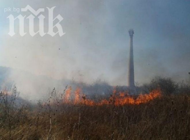 Огнена стихия край Перник