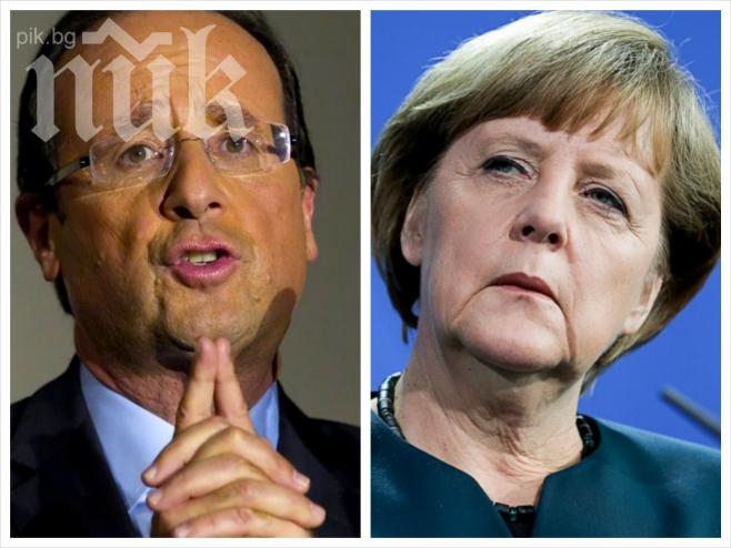 Меркел и Оланд анатемосаха присъединяването на Крим към Русия