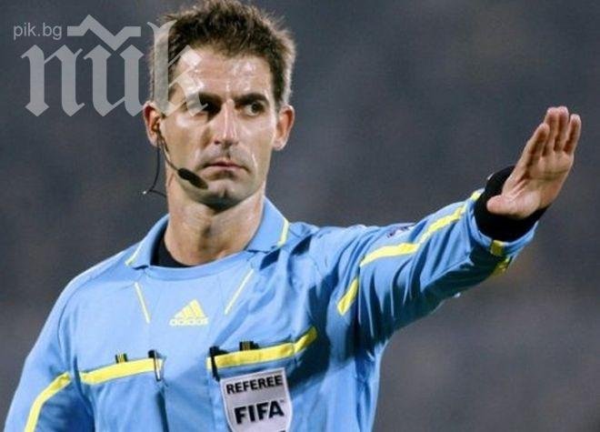 Гръцки рефер ще свири реванша между Валенсия и Лудогорец