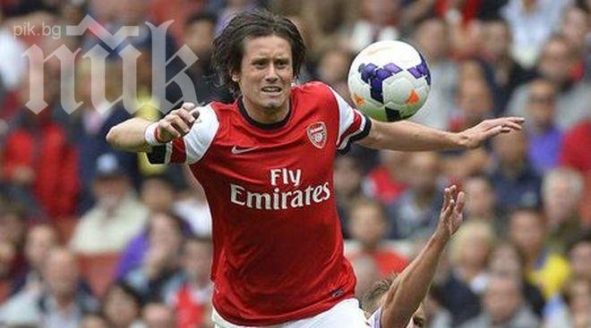 Томаш Росицки ще завърши кариерата си в Арсенал
