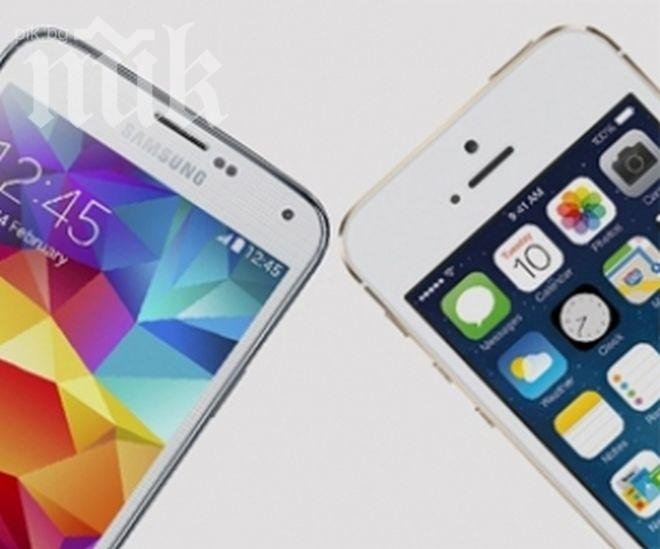 Какво може Samsung Galaxy S5 повече от iPhone 5S
