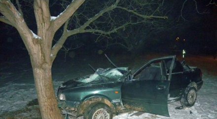 двама загинаха удар дърво