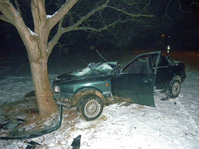 Двама загинаха след удар в дърво