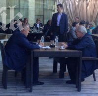 След цял ден уговорки, Лютви Местан и Бойко Борисов пиха кафе заедно в Кърджали (обновена и видео)