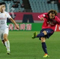 Диего Форлан вкара първия си гол в Япония