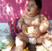 Това е най-дебелото бебе в света! Цели 20 килограма! (снимка и видео)