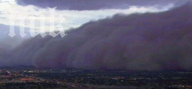 Прашна буря обгърна Финикс, Аризона. Градът потъна в мрак (уникални снимки)