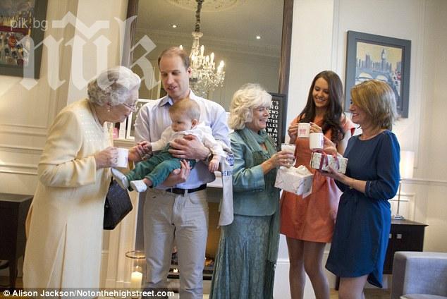 Елизабет II щрака селфи с правнука, Камила и Кейт (уникални снимки)