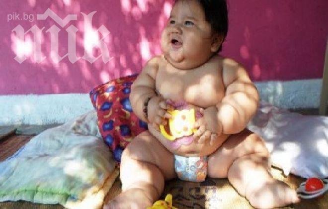 Това е най-дебелото бебе в света! Цели 20 килограма! (снимка и видео)