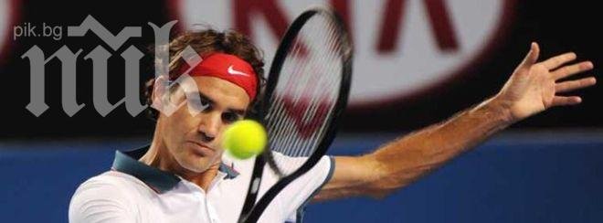 Федерер мина през Гаске за 50 минути