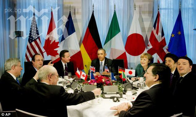 Изключиха Русия от срещата на върха на Г-8 