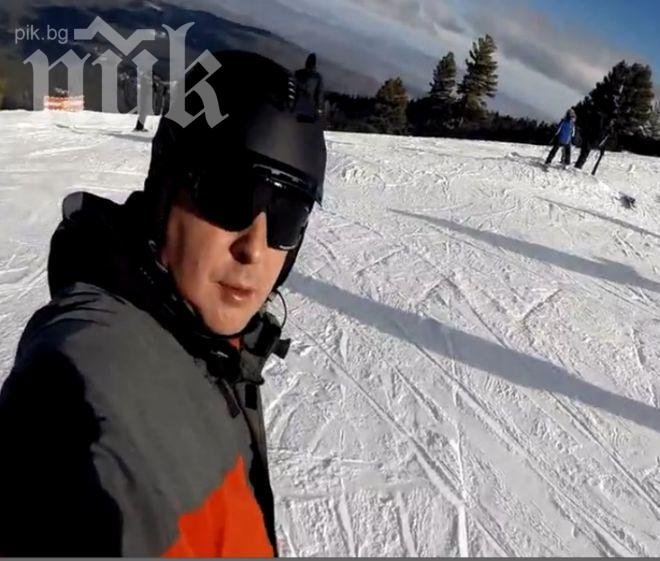 Сергей Станишев кара ски и топи ледовете с избирателите във Фейсбук (видео)